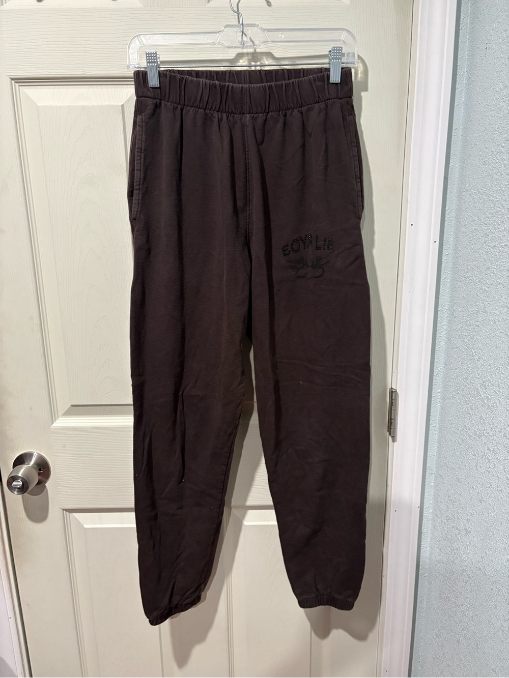 Boys Lie Dark Brown Women's Jogger Sweatpants